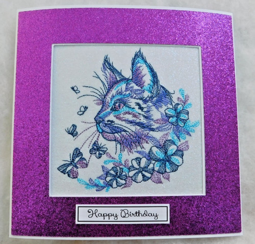 Birthday card handmade - , machine
