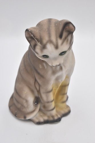 Vintage grey striped tabby cat - vintage,