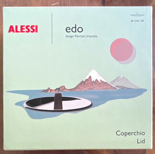 Alessi edo stainless steel lid - steel,