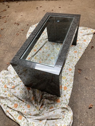 Granite coffee table - table, with