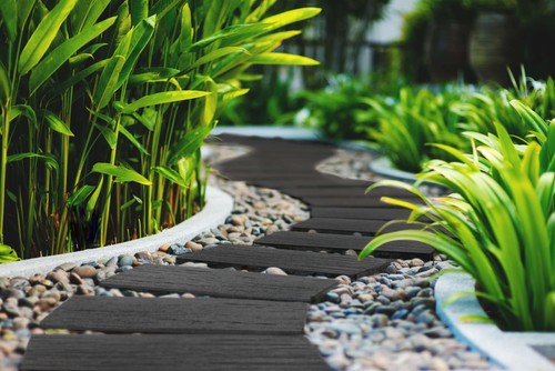 Nicoman railroad tie garden - nicoman,