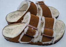 Birkenstock Fur Mink suede and shearling Arizona UK 4.5, EUR 37 Narrow