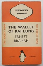 1936 2nd Imp Original Vintage Penguin Book  Wallet of Kai Lung Ernest Bramah #39