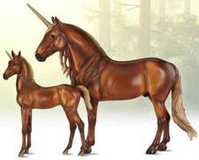 Breyer Traditional Cyrus & Solana Unicorn Set