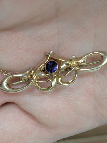 Antique 9ct gold - antique,