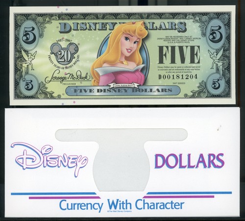 Disney dollar aurora 5 - disney,