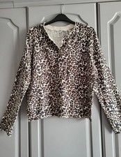 Leopard Print Cardigan Size 18
