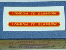 Set of 2 'London to Glasgow'