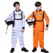 Astronaut Costume Adult Kids Jumpsuit Bodysuit Space Suit Book Week Cosplay