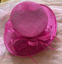 Classic Sinamay Fuchsia