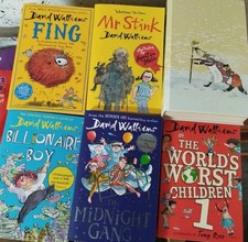 David Walliams Book Bundle X 6, Childrens, Humour, Illustrated, (48)