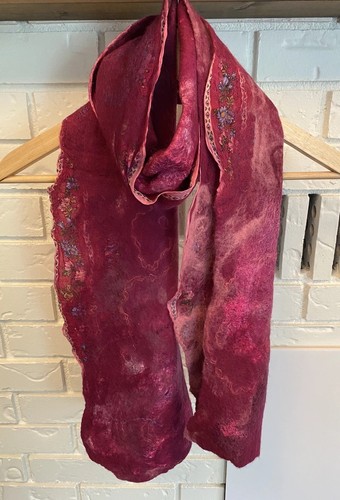 Artisan nuno felted wool - nuno, silk