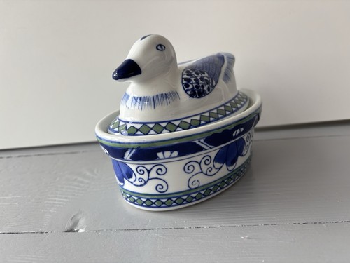 Vintage ceramic duck - ceramic,