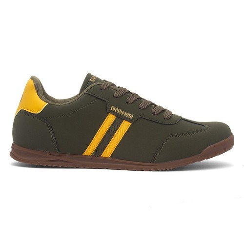 Lambretta mens trainers green - lambretta,