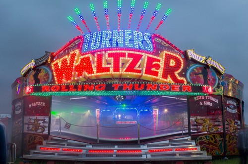 Fairground print - a3,