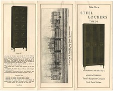 1920s Steel School Lockers