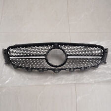 FOR 2016-2019 MERCEDES E CLASS W213 C238 FRONT GRILLE GRILL BLACK DIAMOND STYLE