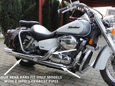 Honda Shadow VT750 C4 & AERO 2004 - 2007 Rear Crash Bars Guards Protectors
