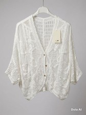 Women Crochet Lace Cardigan