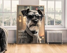 Trendy Schnauzer Drinking