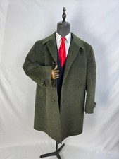 Vintage Mens Loden Coat Wool