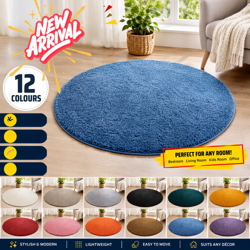 New round circle rugs washable - rugs,