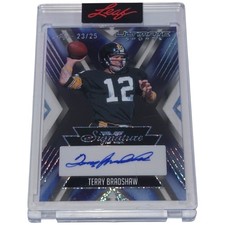 Terry Bradshaw Autograph Card