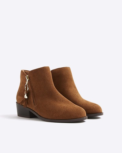 River island girls ankle boots - river,