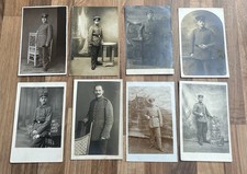 WW1 Photo Postcards. German Soldiers x 8. Joblot / Collection.