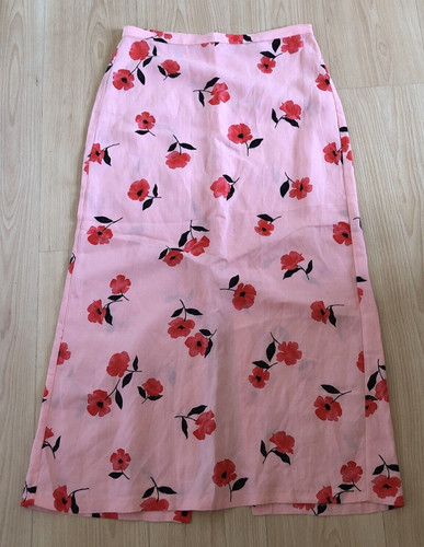 Zara maxi skirt straight long - zara,