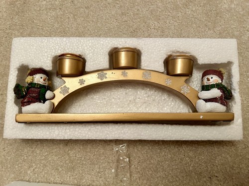 Snowman candle arch - snowman,