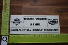 Old Sticker Camping Caravan