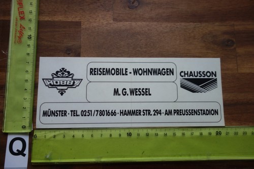 Old sticker camping caravan - old,