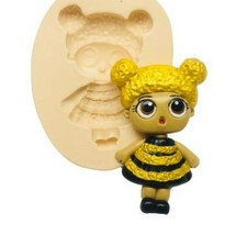 Silicone Mold 3D Doll B Girl