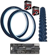 Kenda 26 x 1.95 Black Mountain Bike TYRE s TUBE s K-898 + FREE MINI PUMP