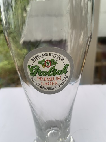 Grolsch ltr beer glass - grolsch, ltr.