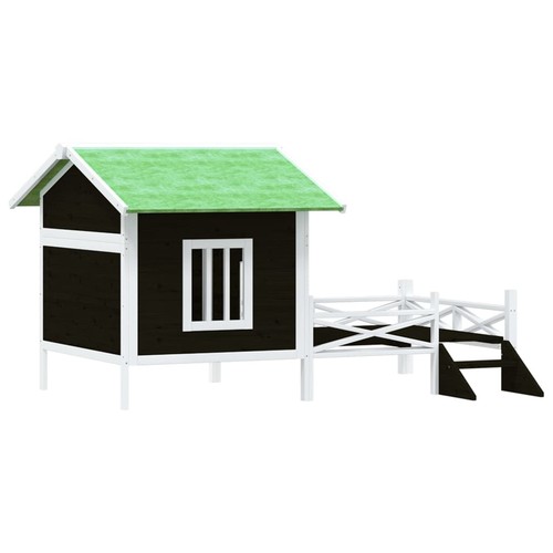 Dog kennel wooden pet house - wooden,