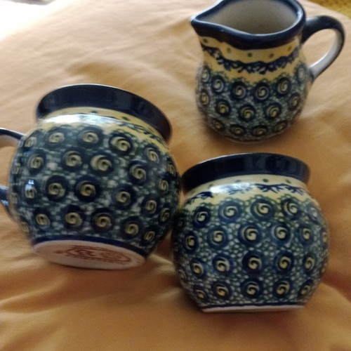 Polish stoneware pottery mugs - polish,
