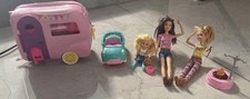 Barbie Club Chelsea Camper Playset with Doll, Puppy & Accessories FXG90