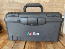 Flambeau Inc ArtBin Black Box Storage for art supplies sturdy handle one tray
