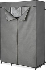 Whitmor COVER ONLY for Double Rod Closet with Heavy Duty Zipper - Gray