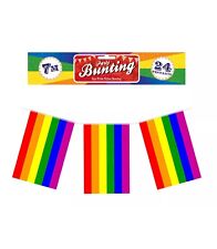 Rainbow 23ft Flag Bunting -