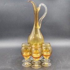Mcm italian amber blown - mcm, glass