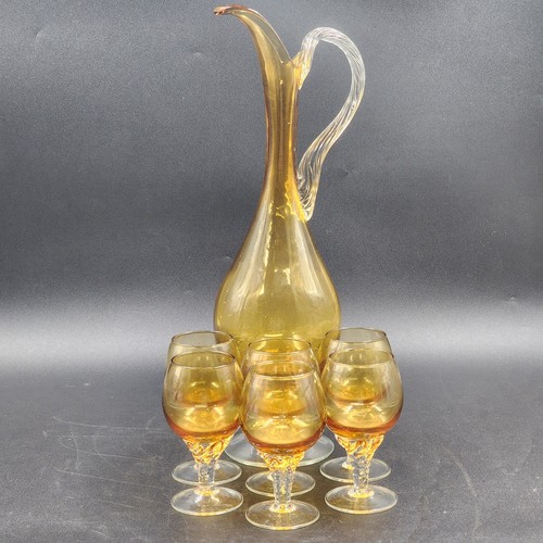 Mcm italian amber blown - amber,