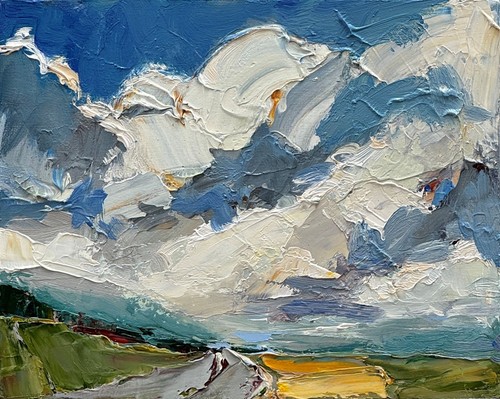 Oil painting cornwall - oil,