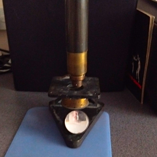 Vintage optical microscope - vintage,