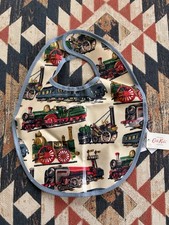 Cath Kidson Trains Bib BNWT
