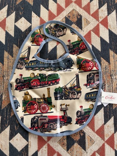 Cath kidson trains bib bnwt - cath,