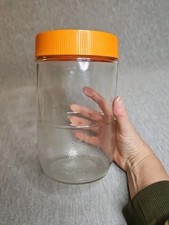 Bushell glass jar with - glass,
