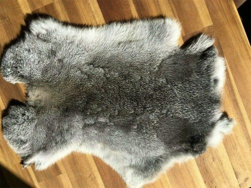 Natural real rabbit skin - 1x,